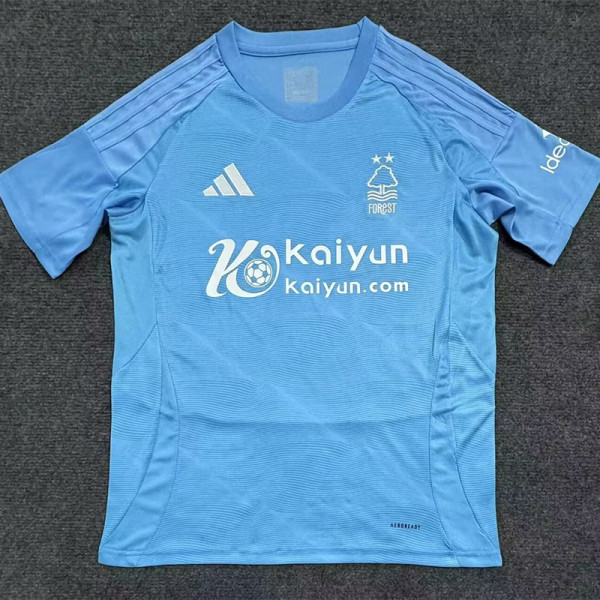 24/25 Nottingham Forest Third Fans Soccer Jersey (带广告)