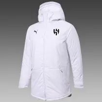 24/25 Al Hilal White Hooded Cotton Coat 连帽棉衣