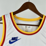 24/25 WARRIORS CURRY # 30 White Retro Top Quality Hot Pressing NBA Jersey