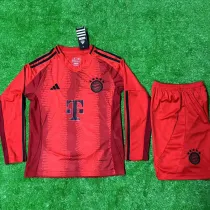 24/25 Bayern Home Kids Long sleeve Soccer Jersey （童装长袖）
