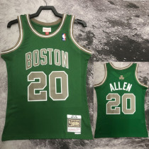 2007/2008 CELTICS ALLEN #20 Green Retro Top Quality Hot Pressing NBA Jersey