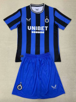 24/25 Brugge KV Home  Kids Soccer Jersey