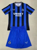 24/25 Brugge KV Home  Kids Soccer Jersey