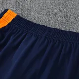25/26  RMA  White Blue (Yellow Sleeves) Polo Collar Pants Set