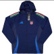 24/25 Bayern Royal Blue Hooded Windbreaker