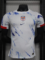 2024 Norway Away Player version Soccer Jersey