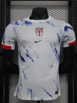 2024 Norway Away Player version Soccer Jersey