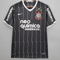 2011/2012 Corinthians Black Retro Soccer Jersey
