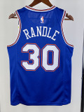 21/22 KNICKS RANDLE #30 Blue Top Quality Hot Pressing NBA Jersey (Trapeze Edition) 飞人版