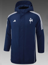 24/25 Grêmio Royal Blue Hooded Cotton Coat 宝蓝连帽棉衣