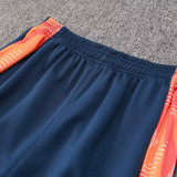 24/25 Man Utd Orange  Half Pull Tracksuit  (橙色、半拉链)