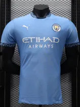 24/25 Man City Home Player Version Soccer Jersey