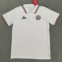 24/25 Cruz Azul White POLO T-Shirt