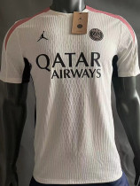 24/25 PSG White Jordon  Player Version Soccer Jersey