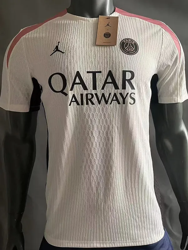 24/25 PSG White Jordon  Player Version Soccer Jersey