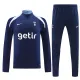 24/25 TOT Sapphire Blue Player version Half Pull Tracksuit  (球员版、半拉链)