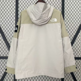 24/25 New TNF Khaki & Grey Windbreaker(侧衣兜）