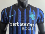 25/26  INT Blue Special Edition  Player Version Soccer Jersey(带广告）