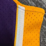 2000 LAKERS O‘NEAL #34 Purple Retro Top Quality Hot Pressing NBA Jersey(V领)