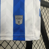 24/25 Málaga CF  Blue Strip Special Edition Fans Soccer Jersey
