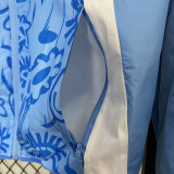 24/25 RMA Beige & Blue  Double Sided Windbreaker (双面风衣)