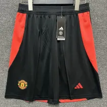24/25 Man Utd Black  Shorts Pants