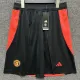 24/25 Man Utd Black  Shorts Pants