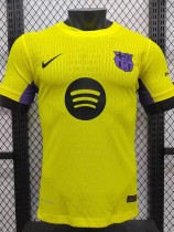 25/26 BAR Yellow Special Edition Player Version Soccer Jersey(队标）