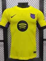 25/26 BAR Yellow Special Edition Player Version Soccer Jersey(队标）