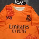 23/24  RMA Orange (Y-3) Special Edition Kids Soccer Jersey