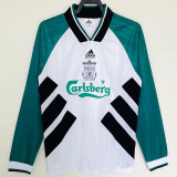 1993/1995 LIV Away Long Sleeve Retro  Soccer Jersey(长袖）