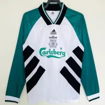 1993/1995 LIV Away Long Sleeve Retro  Soccer Jersey(长袖）