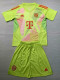 24/25 Bayern Green Goalkeeper Kids Soccer Jersey