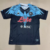 2021 Napoli NAPOLES MARCELO BURLON LIMITED EDITION Black Fans Soccer Jersey