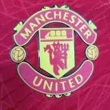 2025  Man Utd Red  Player Version  Polo Shirt