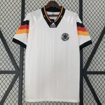 1992 Germany Home Retro Soccer Jersey