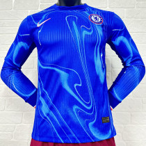 24 /25 CHE Home Long Sleeve Player Version  Soccer Jersey