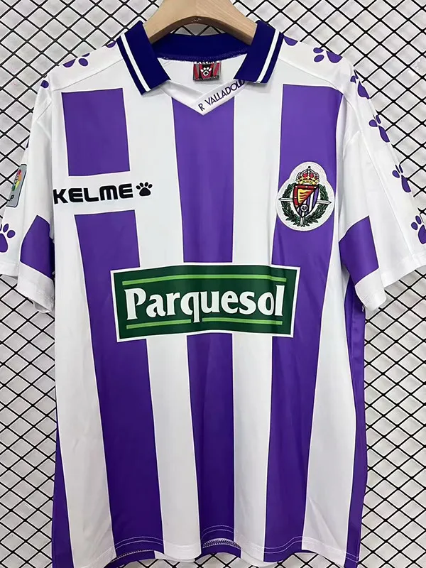 1995/1996 Valladolid Home Retro  Soccer Jersey