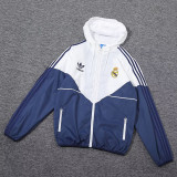 23/24 RMA White Royal Blue Windbreaker