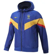 24/25 Brazil Blue & Yellow Windbreaker(黄标）
