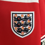 1980/1982 England Away Red Retro Soccer Jersey