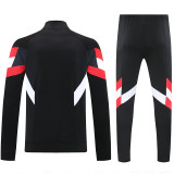 25/26 Man Utd Black Jacket Tracksuit