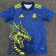 25/26  RMA Golden Dragon Head Blue Edition Fans Soccer Jersey