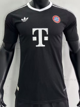 24/25 Bayern Black Goalkeeper Player Version Soccer Jersey