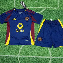 24/25 Roma Third  Kids Soccer Jersey