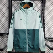 24/25AD Green Hooded Windbreaker
