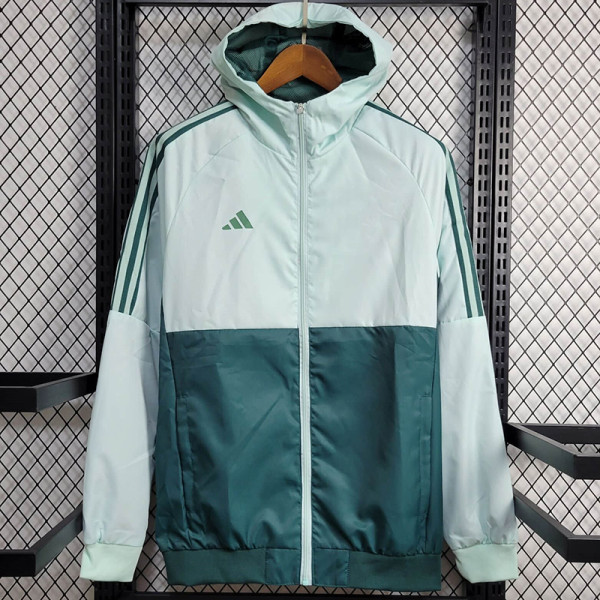 24/25AD Green Hooded Windbreaker
