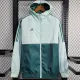 24/25AD Green Hooded Windbreaker