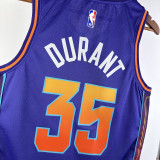 23/24 SUNS DURANT #35 Purple City Edition Top Quality Hot Pressing NBA Jersey