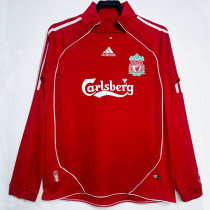 2006/2008 LIV Home Long Sleeve Retro Soccer Jersey